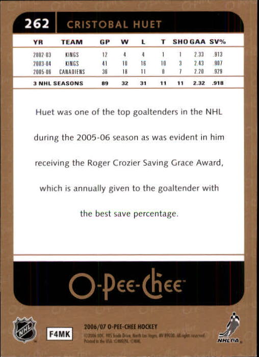 B1590- 2006-07 O Pee Chee Hockey Karte #S 251-500 -du Pick- 15 + Gratis US - Bild 23 von 473
