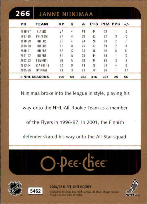 B1590- 2006-07 O Pee Chee Hockey Karte #S 251-500 -du Pick- 15 + Gratis US - Bild 31 von 473
