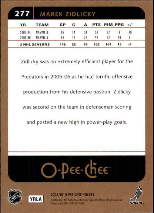 B1590- 2006-07 O Pee Chee Hockey Karte #S 251-500 -du Pick- 15 + Gratis US - Bild 53 von 473
