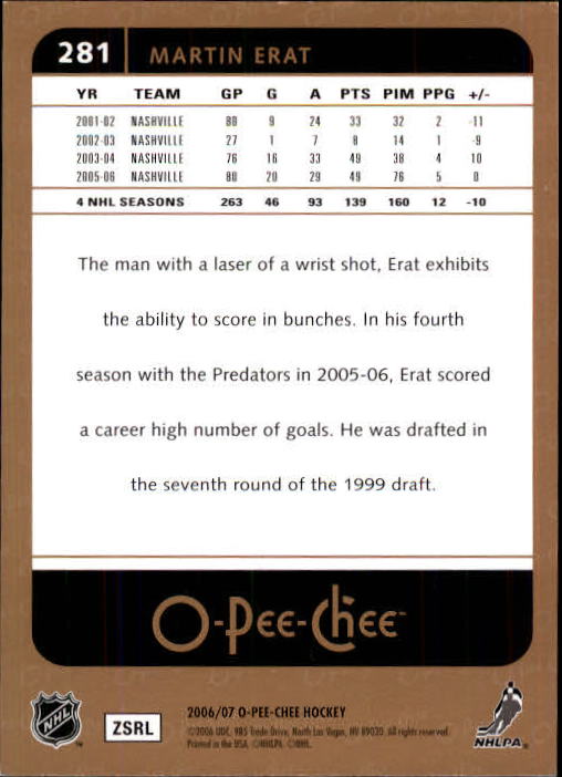 B1590- 2006-07 O Pee Chee Hockey Karte #S 251-500 -du Pick- 15 + Gratis US - Bild 61 von 473