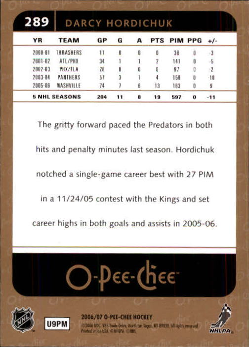 B1590- 2006-07 O Pee Chee Hockey Karte #S 251-500 -du Pick- 15 + Gratis US - Bild 77 von 473