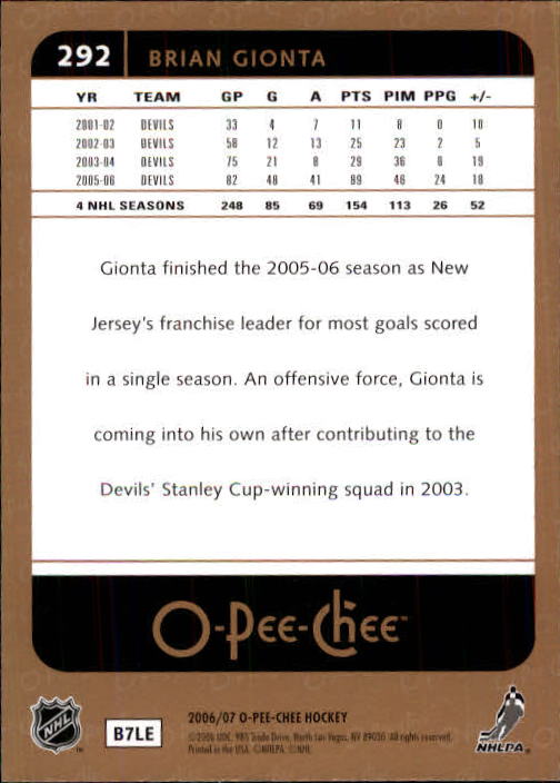 B1590- 2006-07 O Pee Chee Hockey Karte #S 251-500 -du Pick- 15 + Gratis US - Bild 81 von 473
