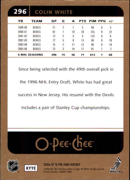 B1590- 2006-07 O Pee Chee Hockey Karte #S 251-500 -du Pick- 15 + Gratis US - Bild 89 von 473