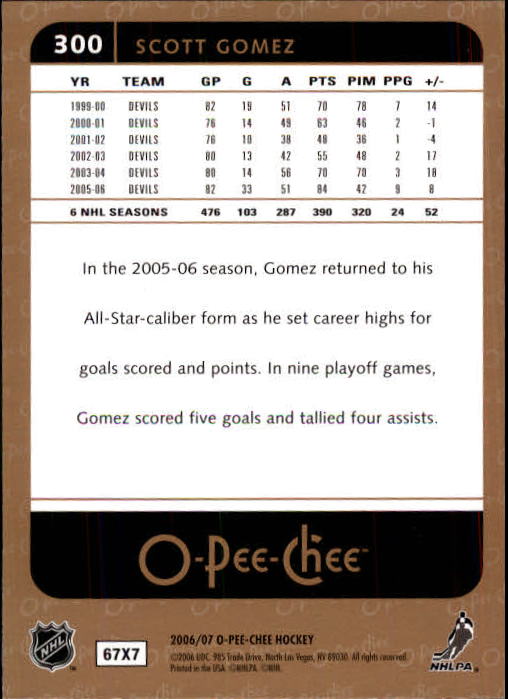 B1590- 2006-07 O Pee Chee Hockey Karte #S 251-500 -du Pick- 15 + Gratis US - Bild 97 von 473