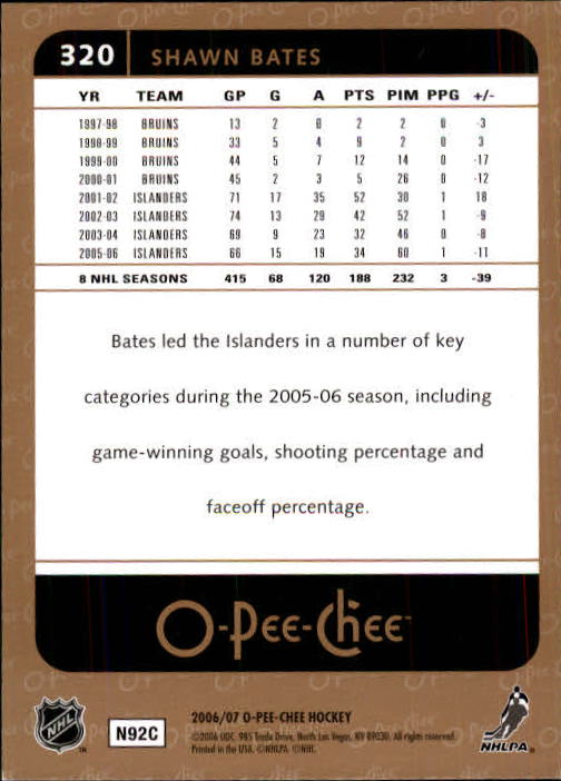 B1590- 2006-07 O Pee Chee Hockey Karte #S 251-500 -du Pick- 15 + Gratis US - Bild 137 von 473
