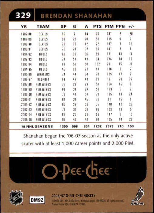 B1590- 2006-07 O Pee Chee Hockey Karte #S 251-500 -du Pick- 15 + Gratis US - Bild 153 von 473