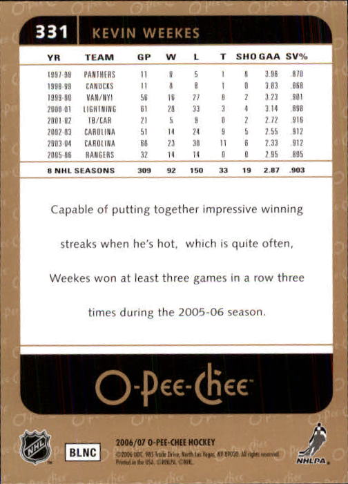 B1590- 2006-07 O Pee Chee Hockey Karte #S 251-500 -du Pick- 15 + Gratis US - Bild 157 von 473
