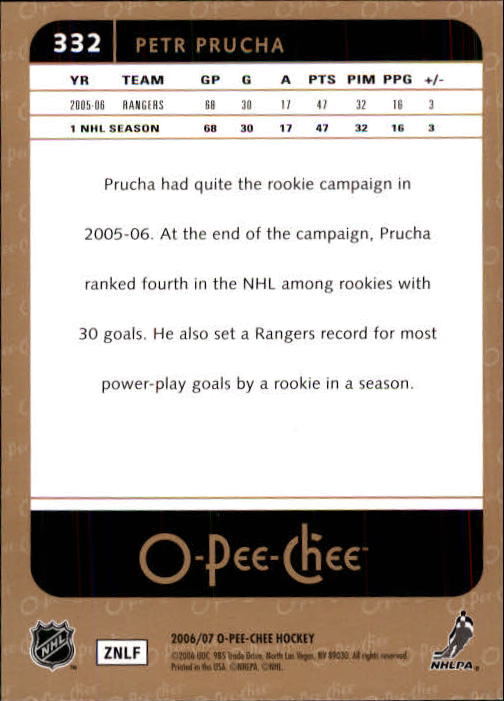 B1590- 2006-07 O Pee Chee Hockey Karte #S 251-500 -du Pick- 15 + Gratis US - Bild 159 von 473
