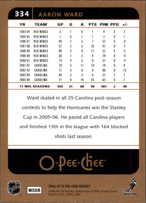 B1590- 2006-07 O Pee Chee Hockey Karte #S 251-500 -du Pick- 15 + Gratis US - Bild 163 von 473
