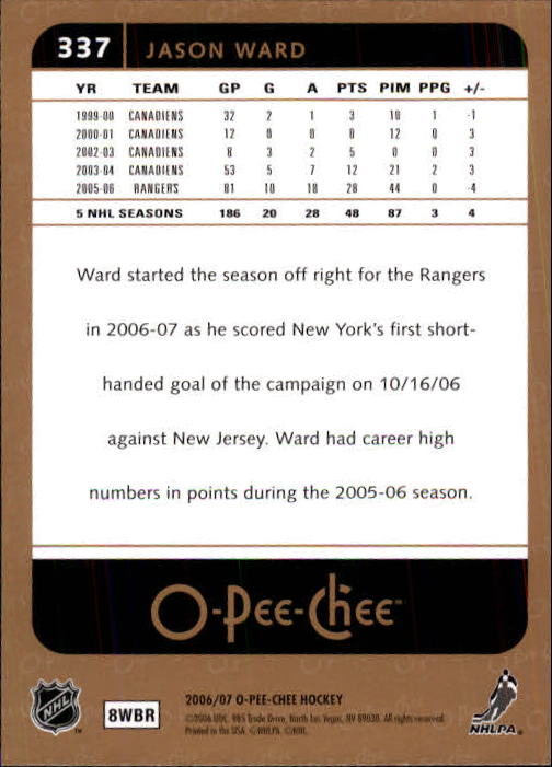 B1590- 2006-07 O Pee Chee Hockey Karte #S 251-500 -du Pick- 15 + Gratis US - Bild 169 von 473