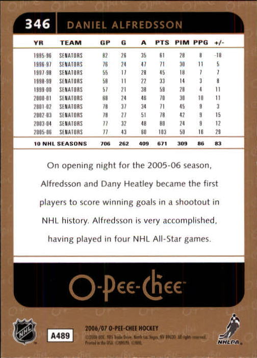B1590- 2006-07 O Pee Chee Hockey Karte #S 251-500 -du Pick- 15 + Gratis US - Bild 185 von 473