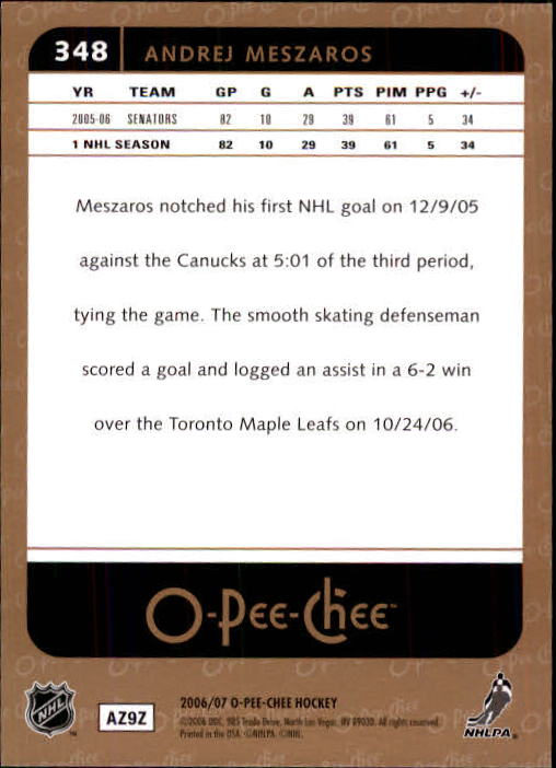 B1590- 2006-07 O Pee Chee Hockey Karte #S 251-500 -du Pick- 15 + Gratis US - Bild 189 von 473