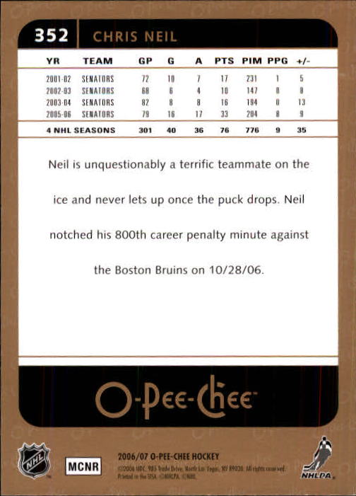 B1590- 2006-07 O Pee Chee Hockey Karte #S 251-500 -du Pick- 15 + Gratis US - Bild 197 von 473