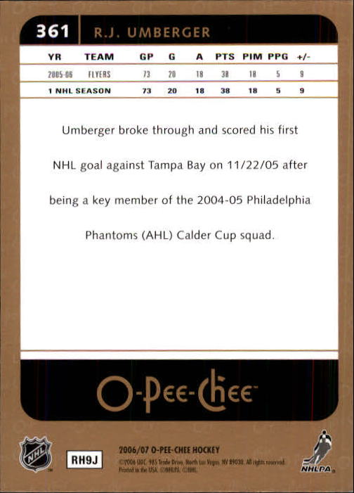 B1590- 2006-07 O Pee Chee Hockey Karte #S 251-500 -du Pick- 15 + Gratis US - Bild 215 von 473