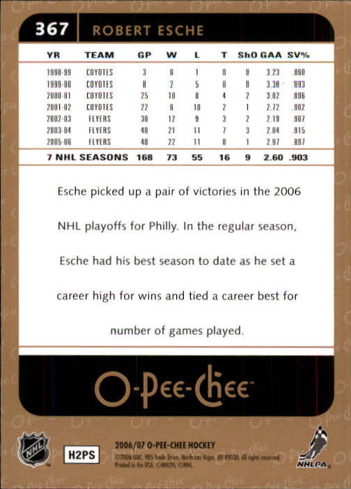 B1590- 2006-07 O Pee Chee Hockey Karte #S 251-500 -du Pick- 15 + Gratis US - Bild 225 von 473