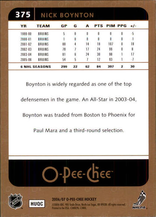 B1590- 2006-07 O Pee Chee Hockey Karte #S 251-500 -du Pick- 15 + Gratis US - Bild 237 von 473