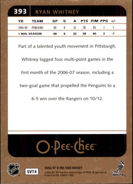 B1590- 2006-07 O Pee Chee Hockey Karte #S 251-500 -du Pick- 15 + Gratis US - Bild 267 von 473
