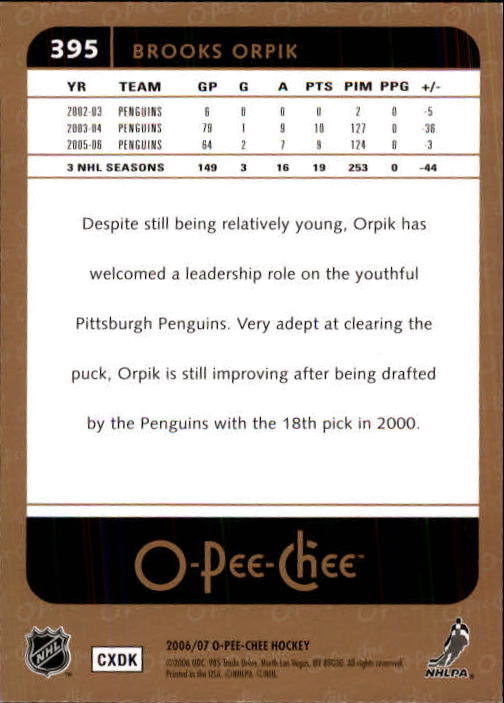 B1590- 2006-07 O Pee Chee Hockey Karte #S 251-500 -du Pick- 15 + Gratis US - Bild 271 von 473