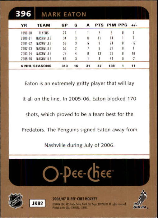 B1590- 2006-07 O Pee Chee Hockey Karte #S 251-500 -du Pick- 15 + Gratis US - Bild 273 von 473