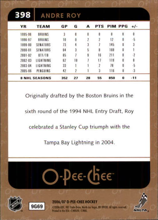 B1590- 2006-07 O Pee Chee Hockey Karte #S 251-500 -du Pick- 15 + Gratis US - Bild 277 von 473