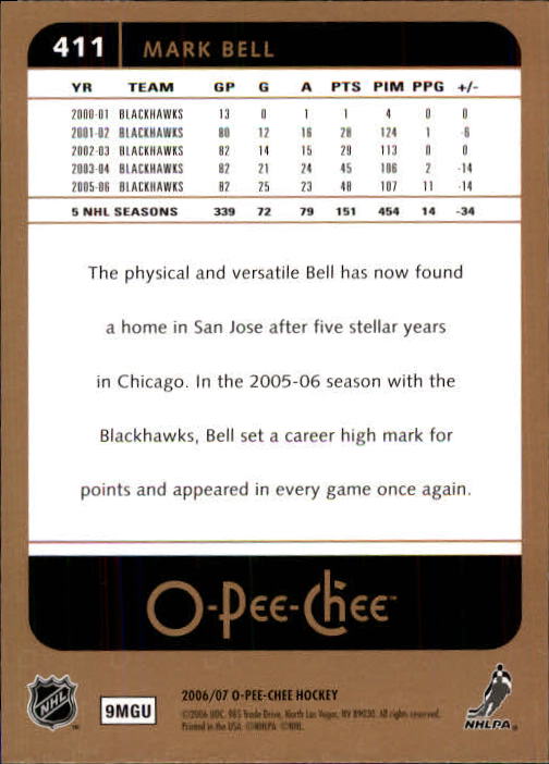 B1590- 2006-07 O Pee Chee Hockey Karte #S 251-500 -du Pick- 15 + Gratis US - Bild 299 von 473