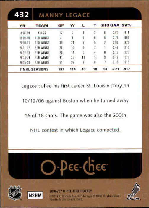 B1590- 2006-07 O Pee Chee Hockey Karte #S 251-500 -du Pick- 15 + Gratis US - Bild 341 von 473