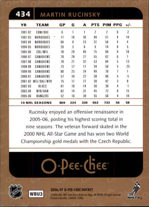 B1590- 2006-07 O Pee Chee Hockey Karte #S 251-500 -du Pick- 15 + Gratis US - Bild 345 von 473