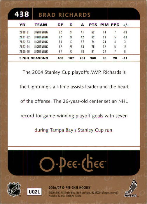 B1590- 2006-07 O Pee Chee Hockey Karte #S 251-500 -du Pick- 15 + Gratis US - Bild 353 von 473