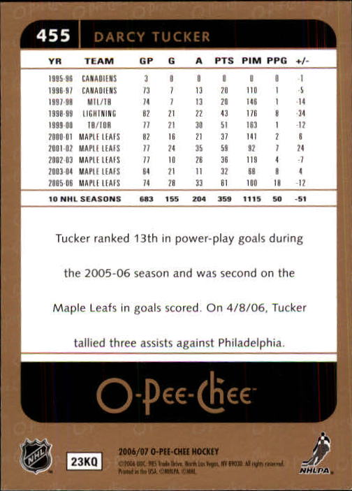 B1590- 2006-07 O Pee Chee Hockey Karte #S 251-500 -du Pick- 15 + Gratis US - Bild 387 von 473