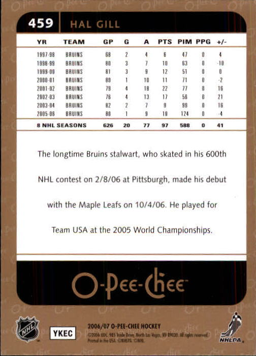 B1590- 2006-07 O Pee Chee Hockey Karte #S 251-500 -du Pick- 15 + Gratis US - Bild 395 von 473