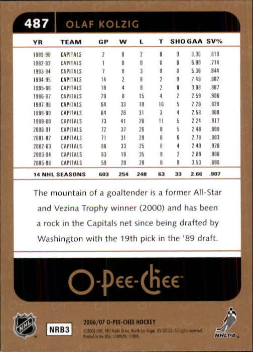 B1590- 2006-07 O Pee Chee Hockey Karte #S 251-500 -du Pick- 15 + Gratis US - Bild 449 von 473