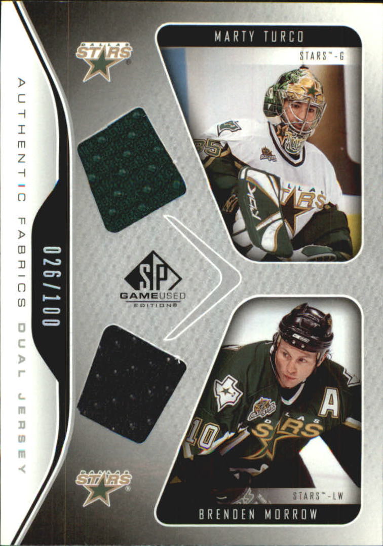 2006-07 SP Game Used Authentic Fabrics Dual #AF2TM Marty Turco/Brenden Morrow