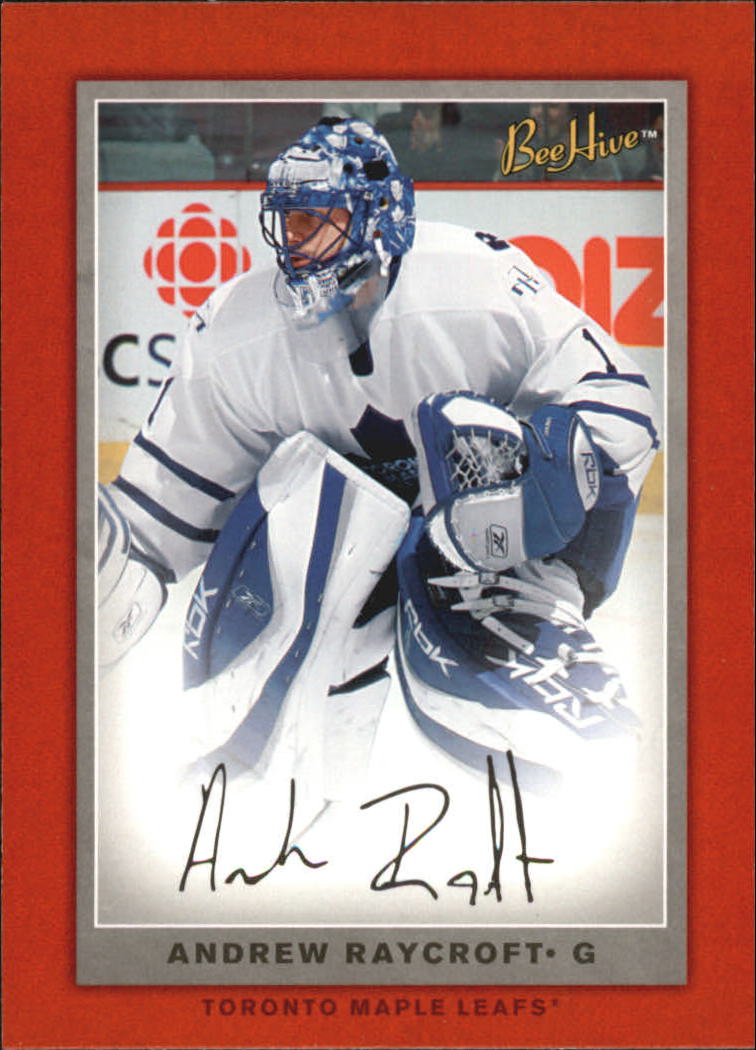 2006-07 Beehive Red Facsimile Signatures #8 Andrew Raycroft