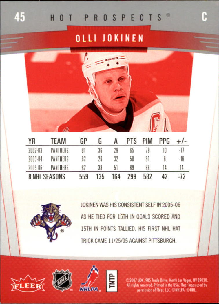 2006-07 Fleer Hot Prospects - #90 Mats Sundin