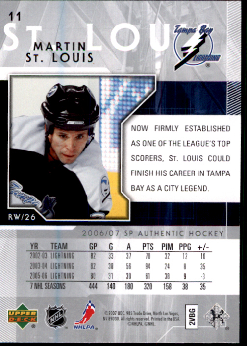 B2076- 2006-07 SP Authentic Hockey Card #s 1-243 -You Pick- 15+ FREE US SHIP