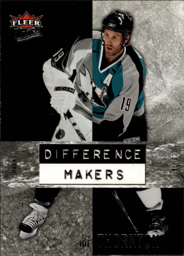2007-08 Ultra Difference Makers #DM13 Joe Thornton