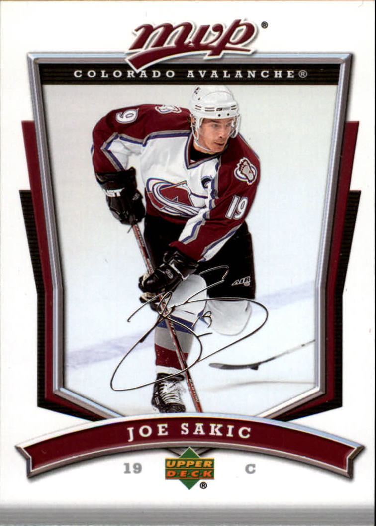 2007-08 Upper Deck MVP #1 Joe Sakic