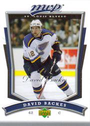 2007-08 Upper Deck MVP #36 David Backes