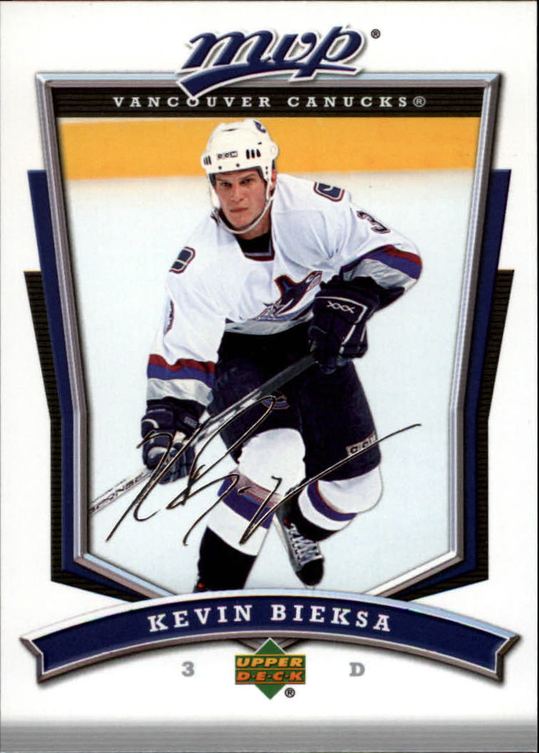 2007-08 Upper Deck MVP #68 Kevin Bieksa