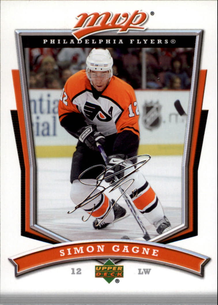 2007-08 Upper Deck MVP #122 Simon Gagne