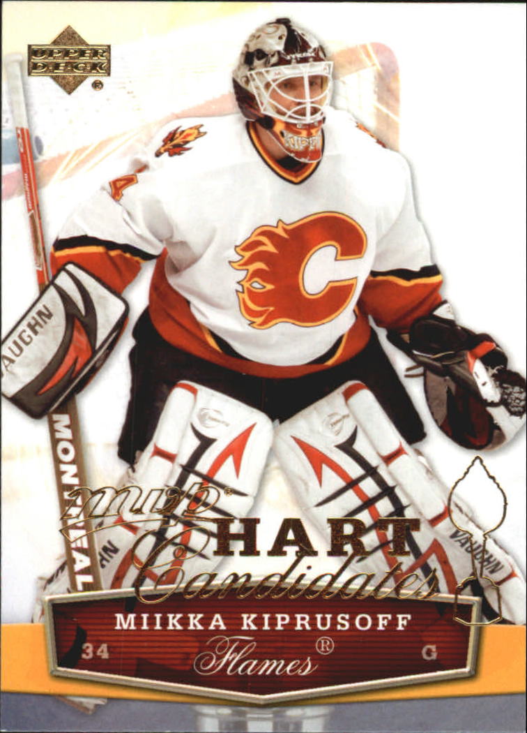 2007-08 Upper Deck MVP Hart Candidates #HC6 Miikka Kiprusoff