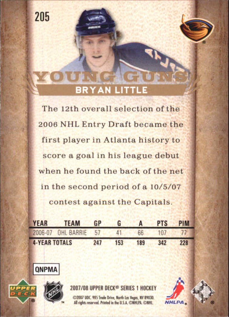 A2966- 2007-08 Upper Deck Hk Cards 1-250 +Rookies -You Pick- 15+ FREE US SHIP - Picture 401 of 458