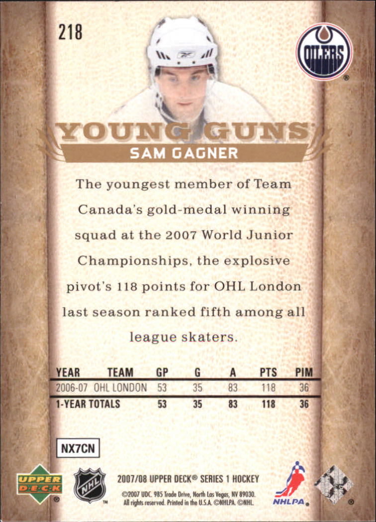 A2966- 2007-08 Upper Deck Hk Cards 1-250 +Rookies -You Pick- 15+ FREE US SHIP - Picture 417 of 458