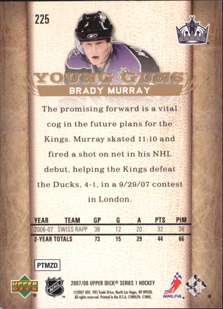 A2966- 2007-08 Upper Deck Hk Cards 1-250 +Rookies -You Pick- 15+ FREE US SHIP - Picture 426 of 458