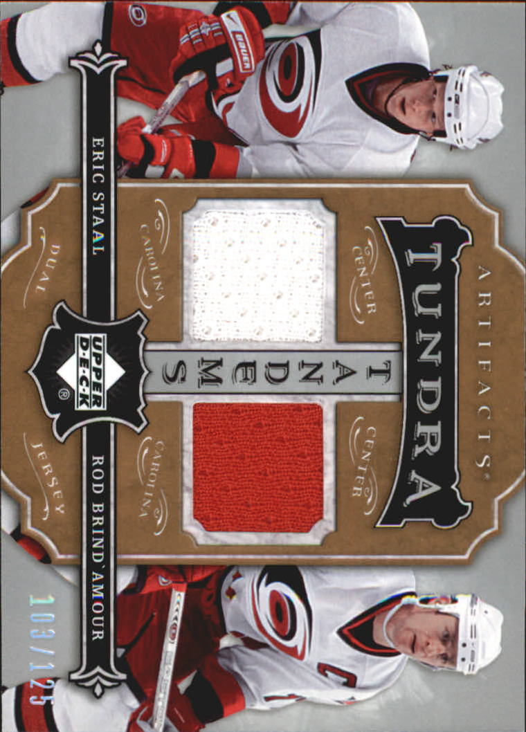 2007-08 Artifacts Tundra Tandems #TTER Eric Staal/Rod Brind'Amour