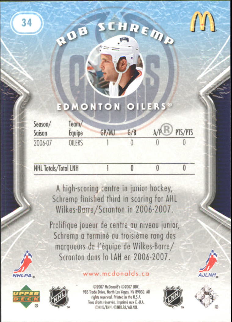 A3830- 2007-08 McDonald's Upper Deck HK Cards 1-50 You Pick- 15+ FREE US SHIP - Picture 67 of 107