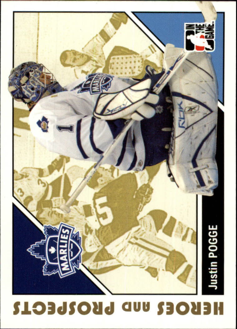 2007-08 ITG Heroes and Prospects #19 Justin Pogge