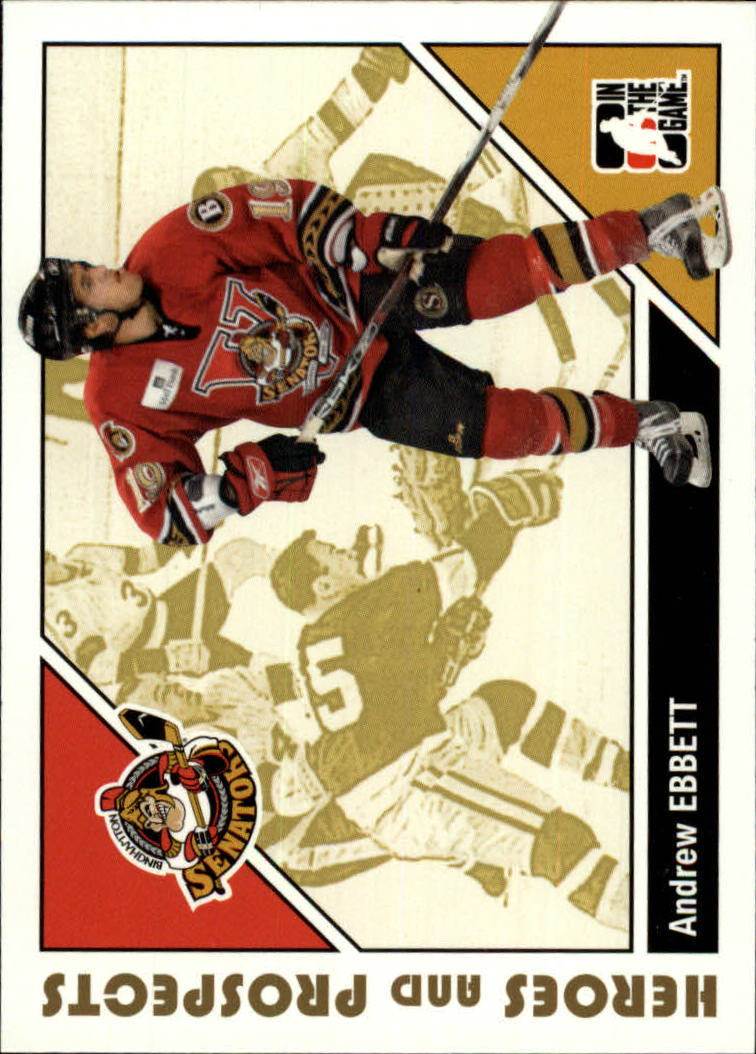 2007-08 ITG Heroes and Prospects #22 Andrew Ebbett