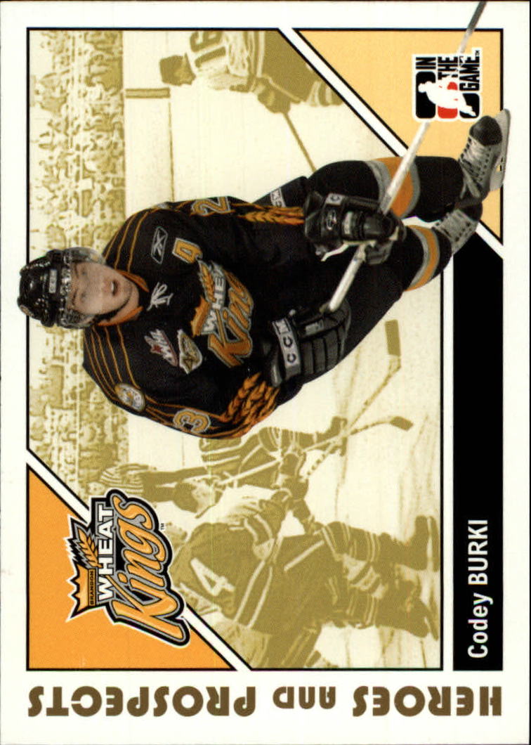 2007-08 ITG Heroes and Prospects #60 Codey Burki