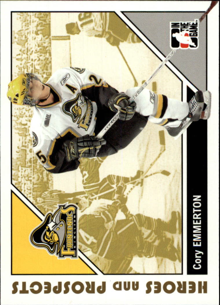 2007-08 ITG Heroes and Prospects #82 Cory Emmerton